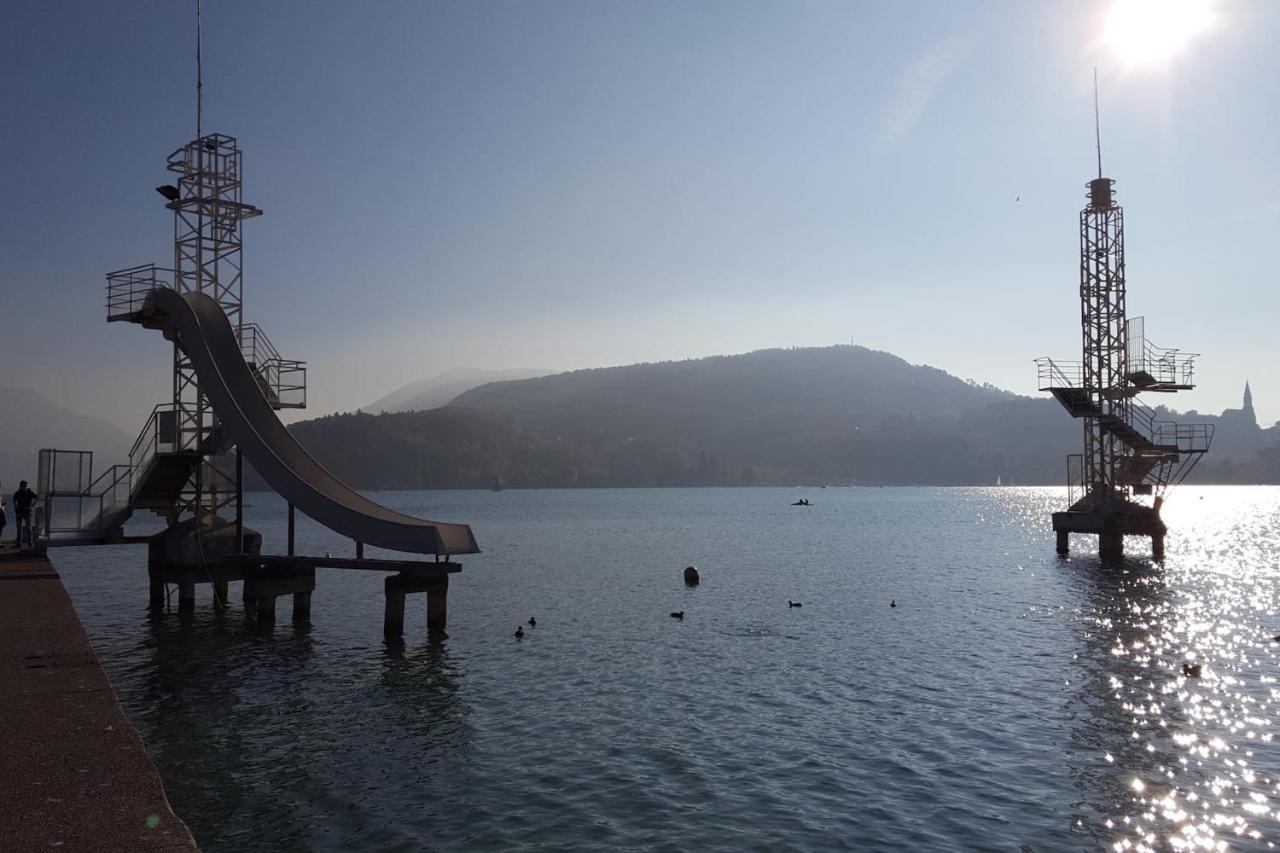 L'Estrade La Costiere - 2 Chambres Avec Vue Sur Le Lac Annecy Exteriör bild